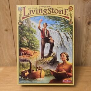 Livingstone Board Game 2009 Playroom Entertainment Missing Ref Cards READ